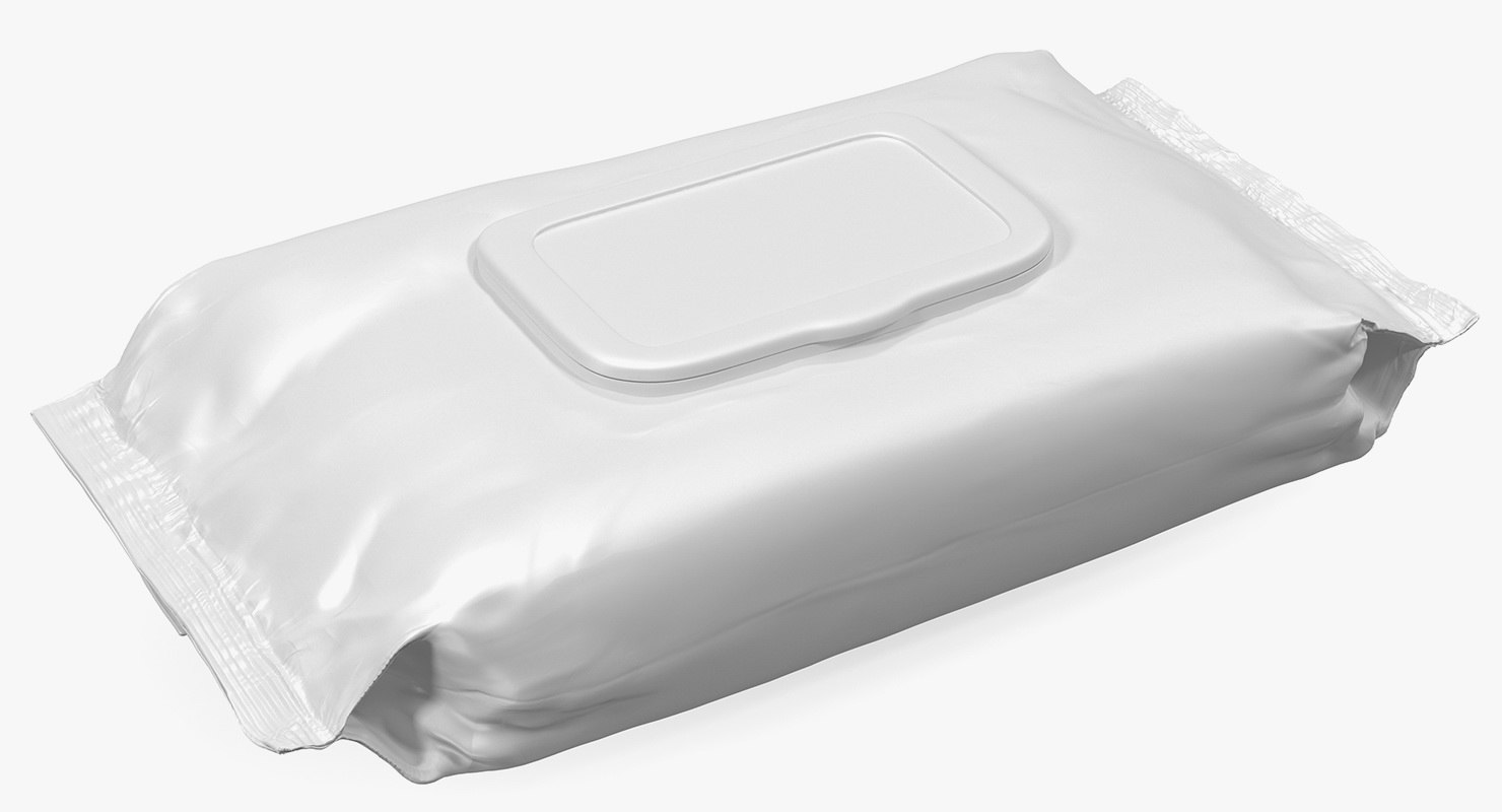 Wet wipes package 3D model TurboSquid 1406995