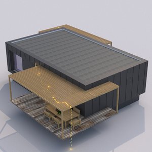 house modern 3D model