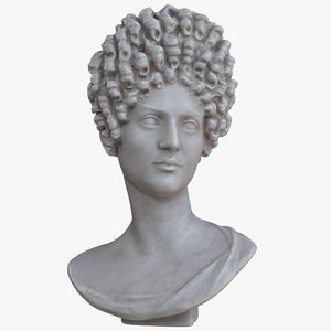 flavian woman bust 3D