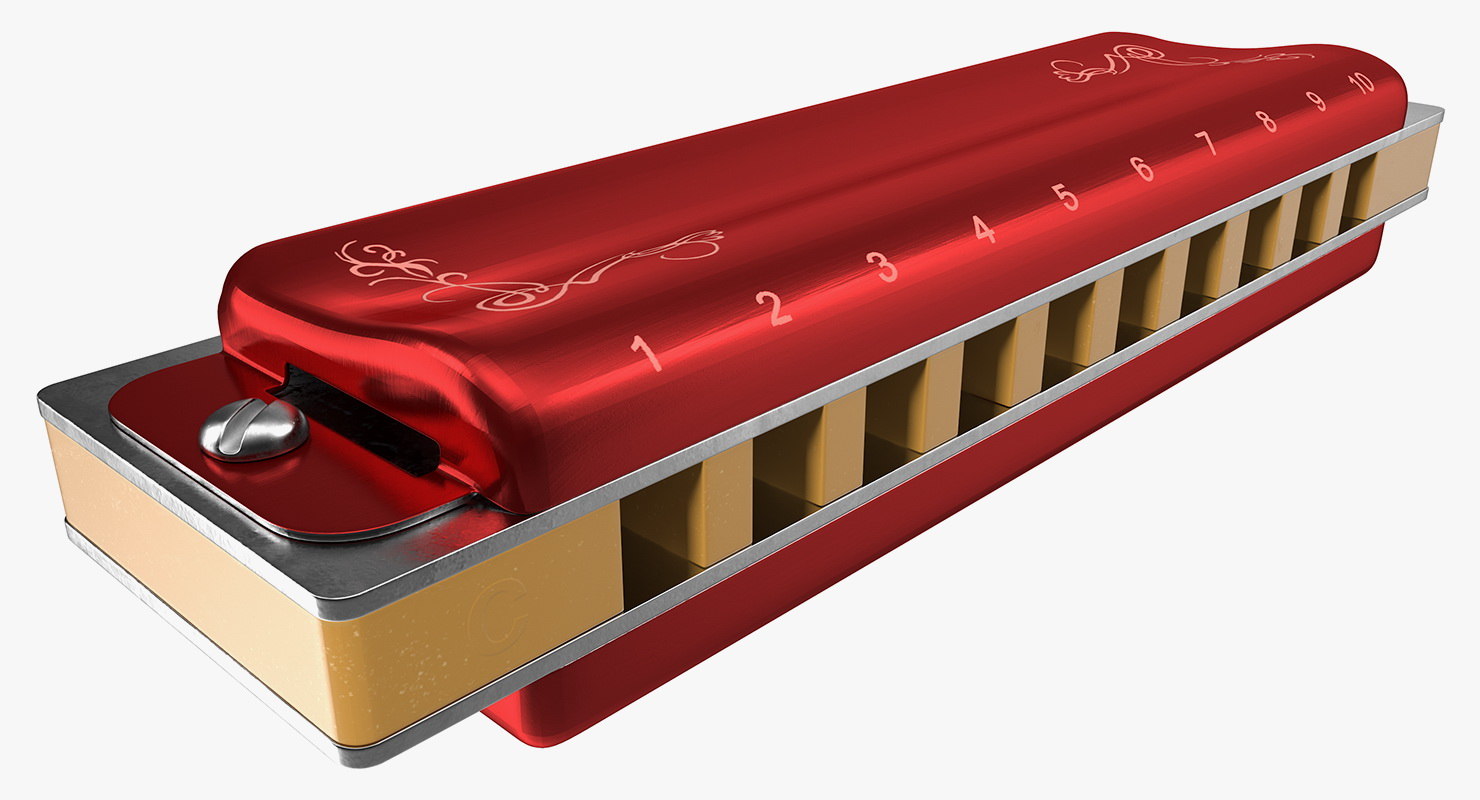 3D mouth organ TurboSquid 1407619