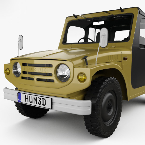 Suzuki jimny 1970 model - TurboSquid 1407113