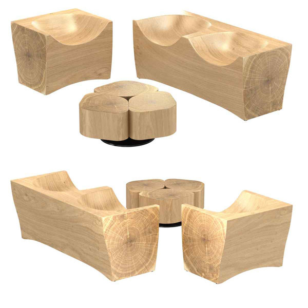wood sofa armchair tobi model