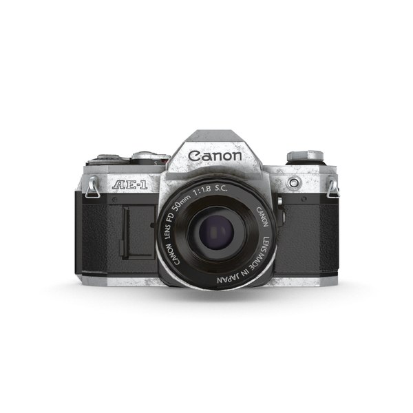 3D canon camera model