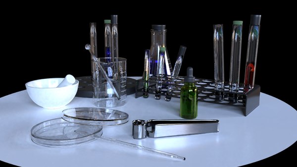 3d chemistry glassware test