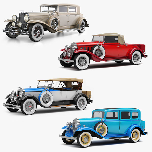 Antique Car 3D Models for Download | TurboSquid