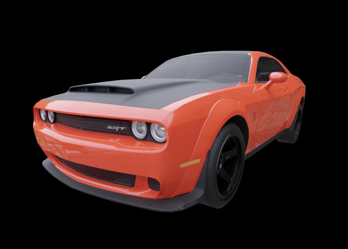 Dodge challenger 3d model