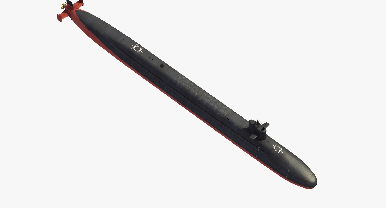 Ohio class submarine 3D model TurboSquid 1407510