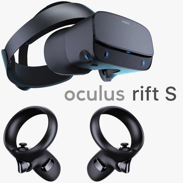 oculus rift s 3d model