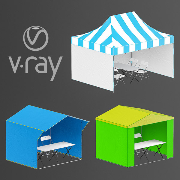 stalls 3D model