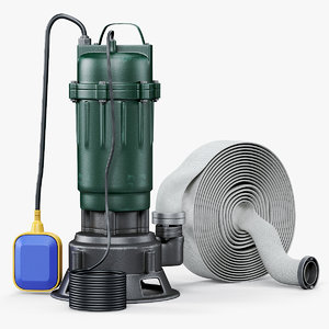 3D submersible water pump