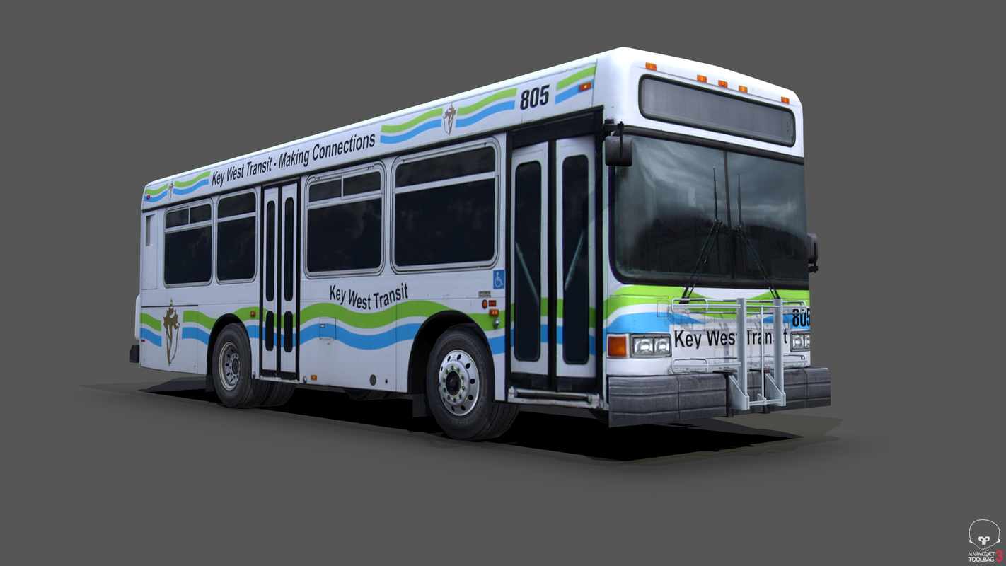 3D gillig g18e shuttle bus model - TurboSquid 1407893