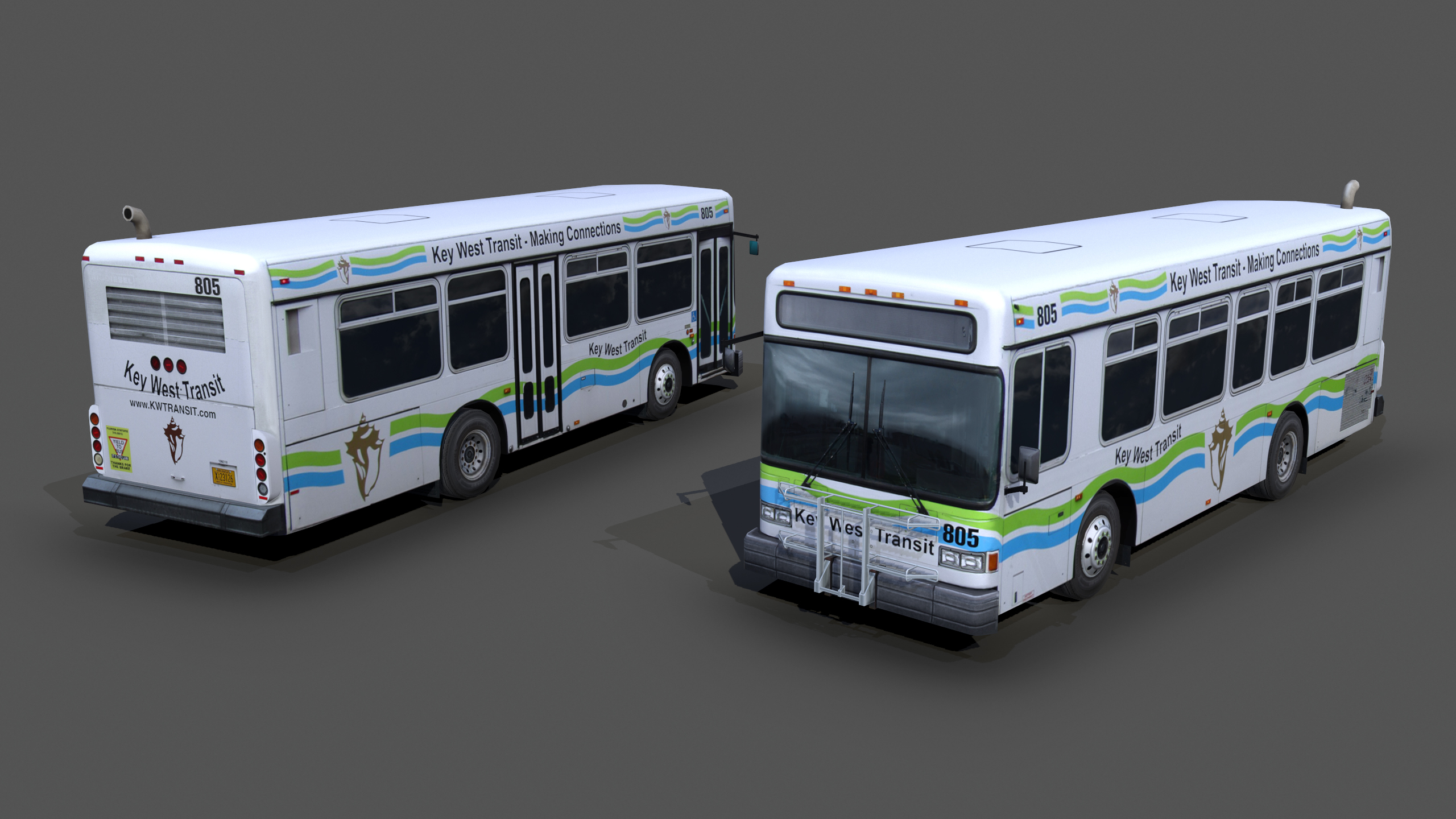 3D gillig g18e shuttle bus model - TurboSquid 1407893