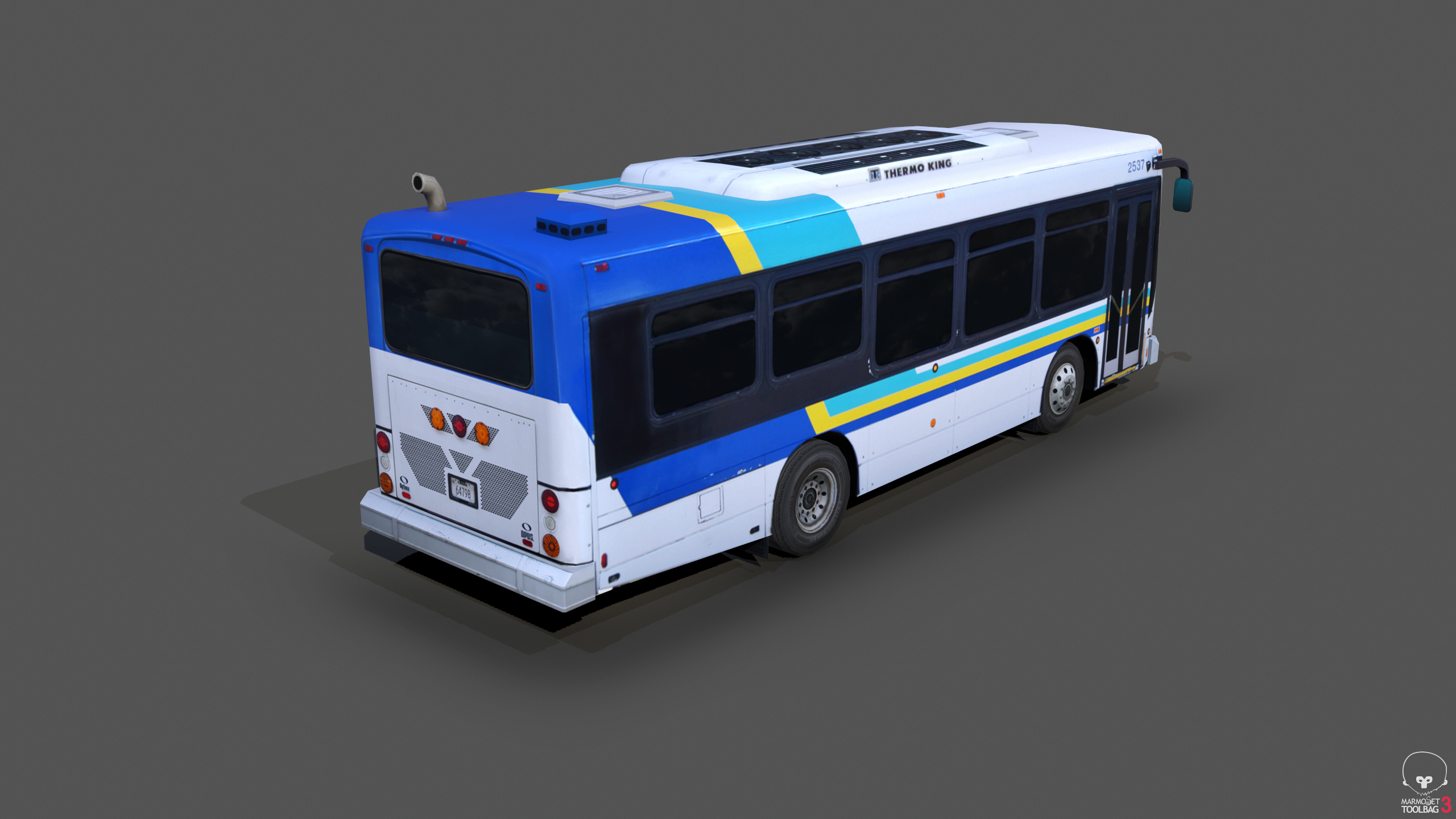 optima lfb 29公交车3d模型