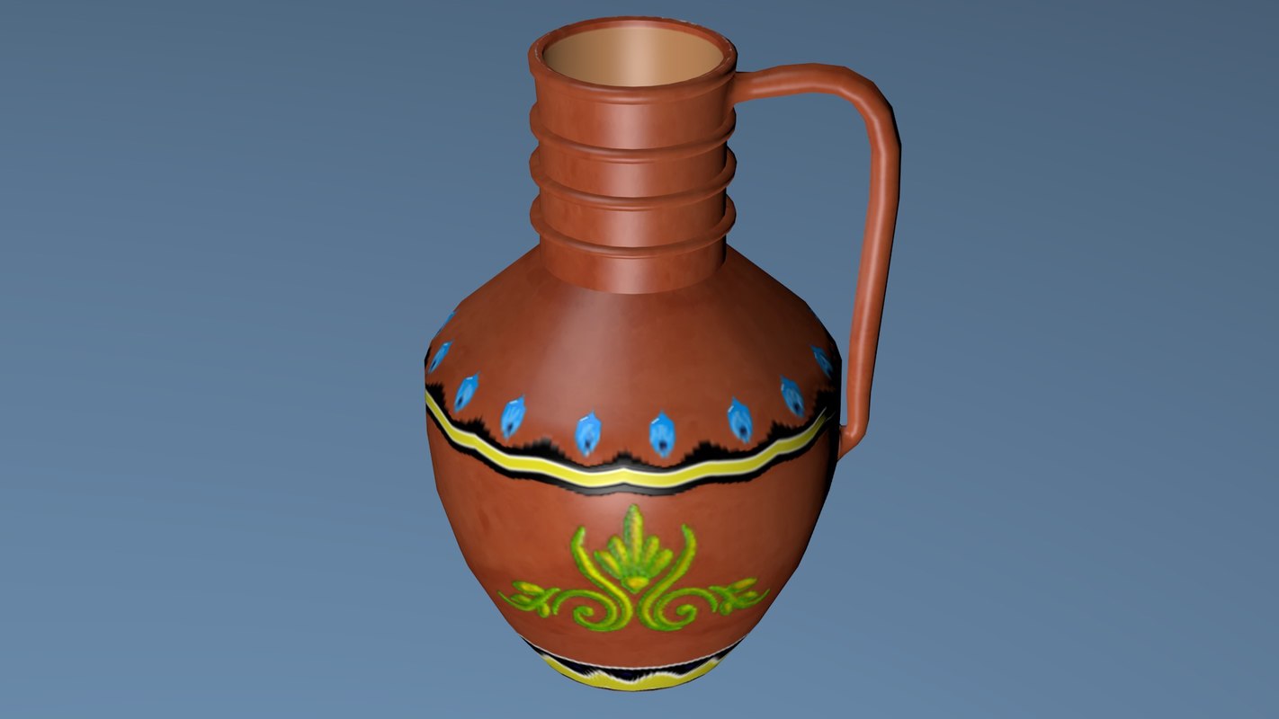  Ceramic  pitcher 3D  model  TurboSquid 1407935