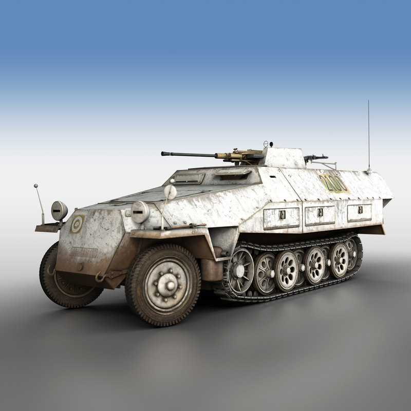 Sd kfz 251 17 model - TurboSquid 1408027