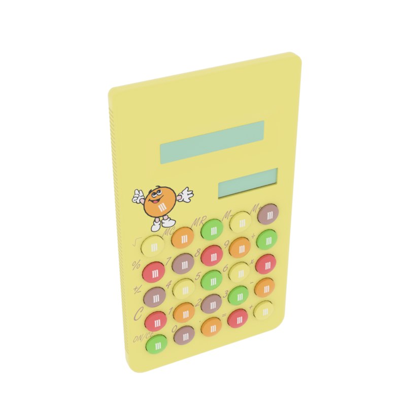 M calculator model TurboSquid 1408112