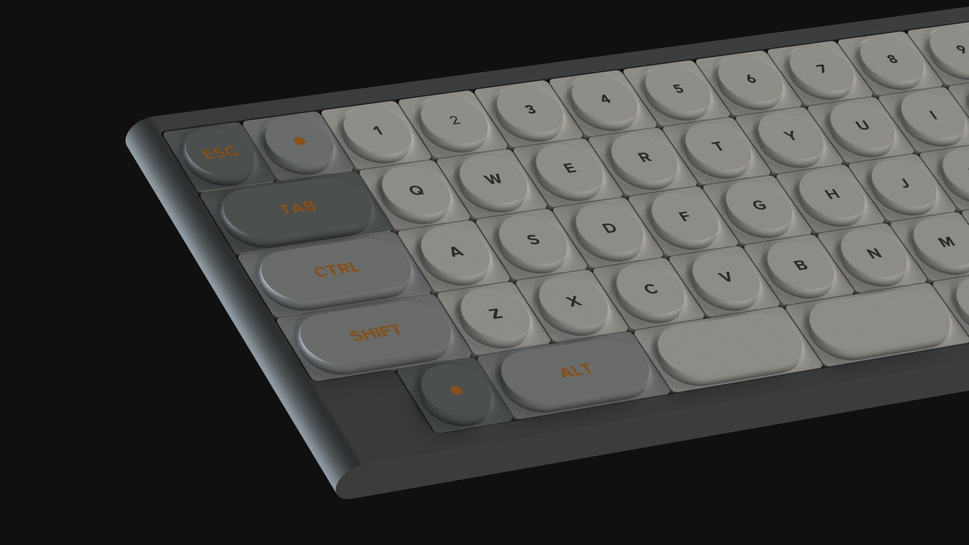 3D minimalist keyboard minimal model - TurboSquid 1408174