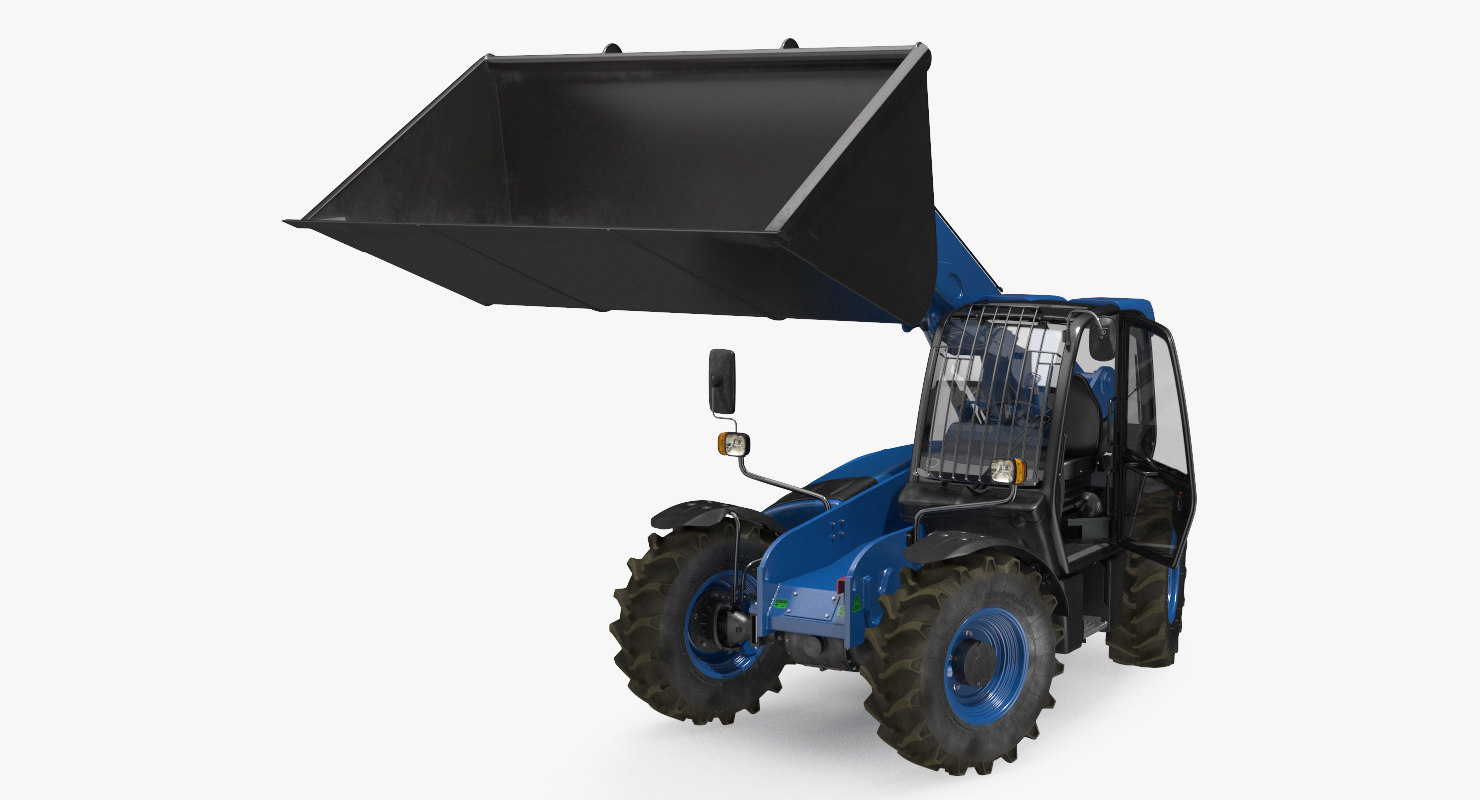 3D telehandler scoop bucket generic model - TurboSquid 1408274