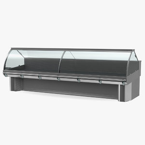 commercial meat display counter model