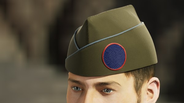 military garrison cap