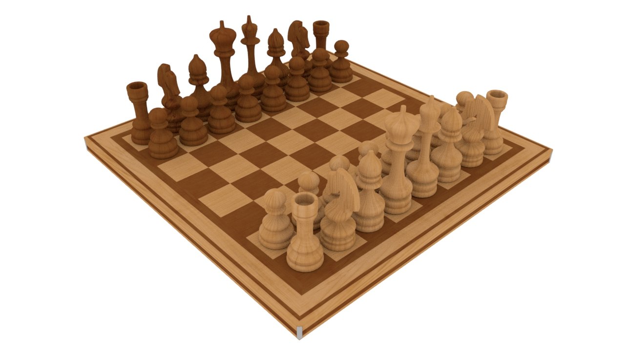 Free 3D chess set complete - TurboSquid 1408325