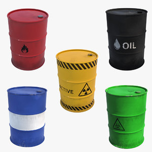 3D barrels contains model