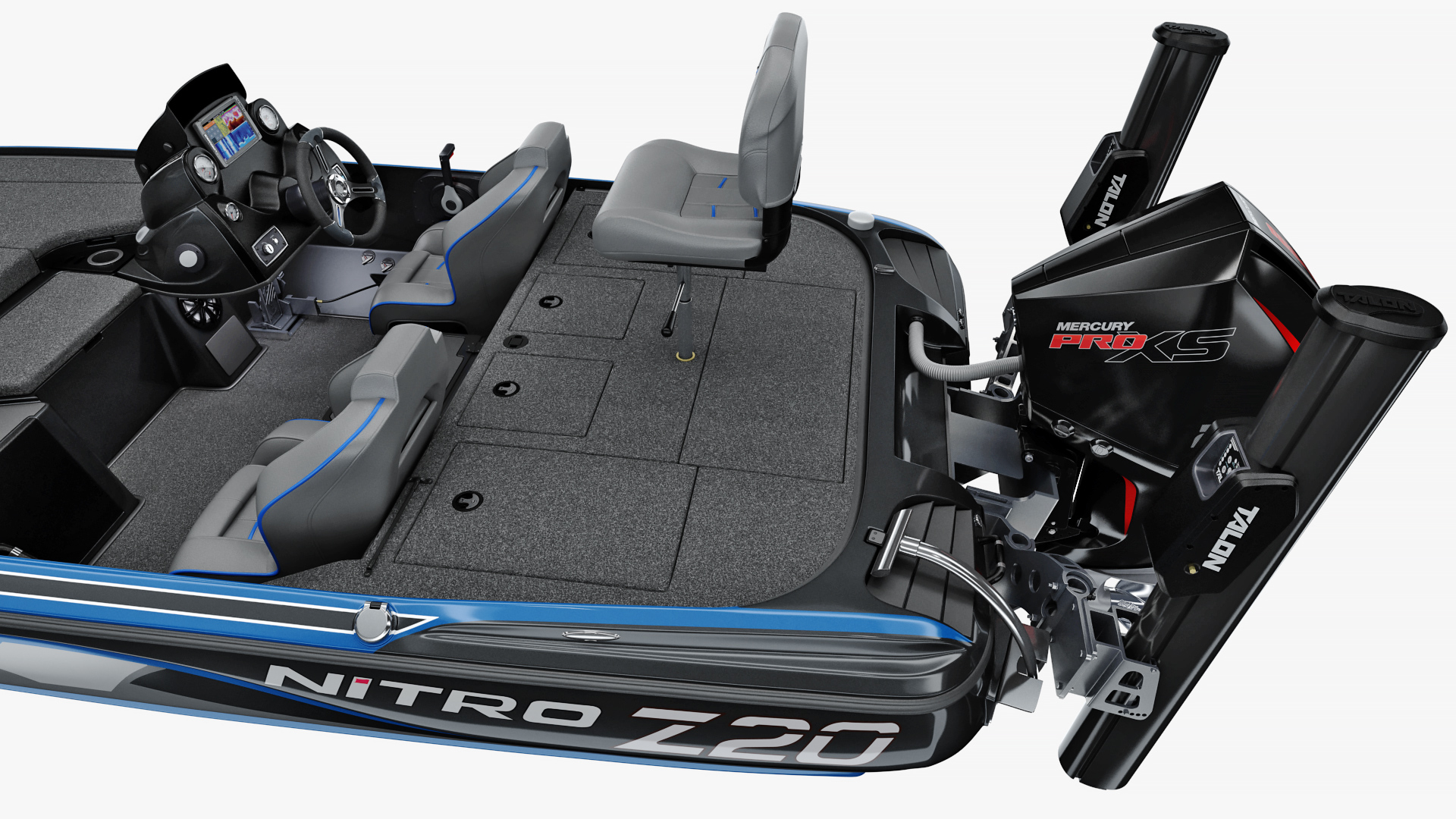 NITRO Z20 Pro 2019低音船3D模型 TurboSquid 1408514