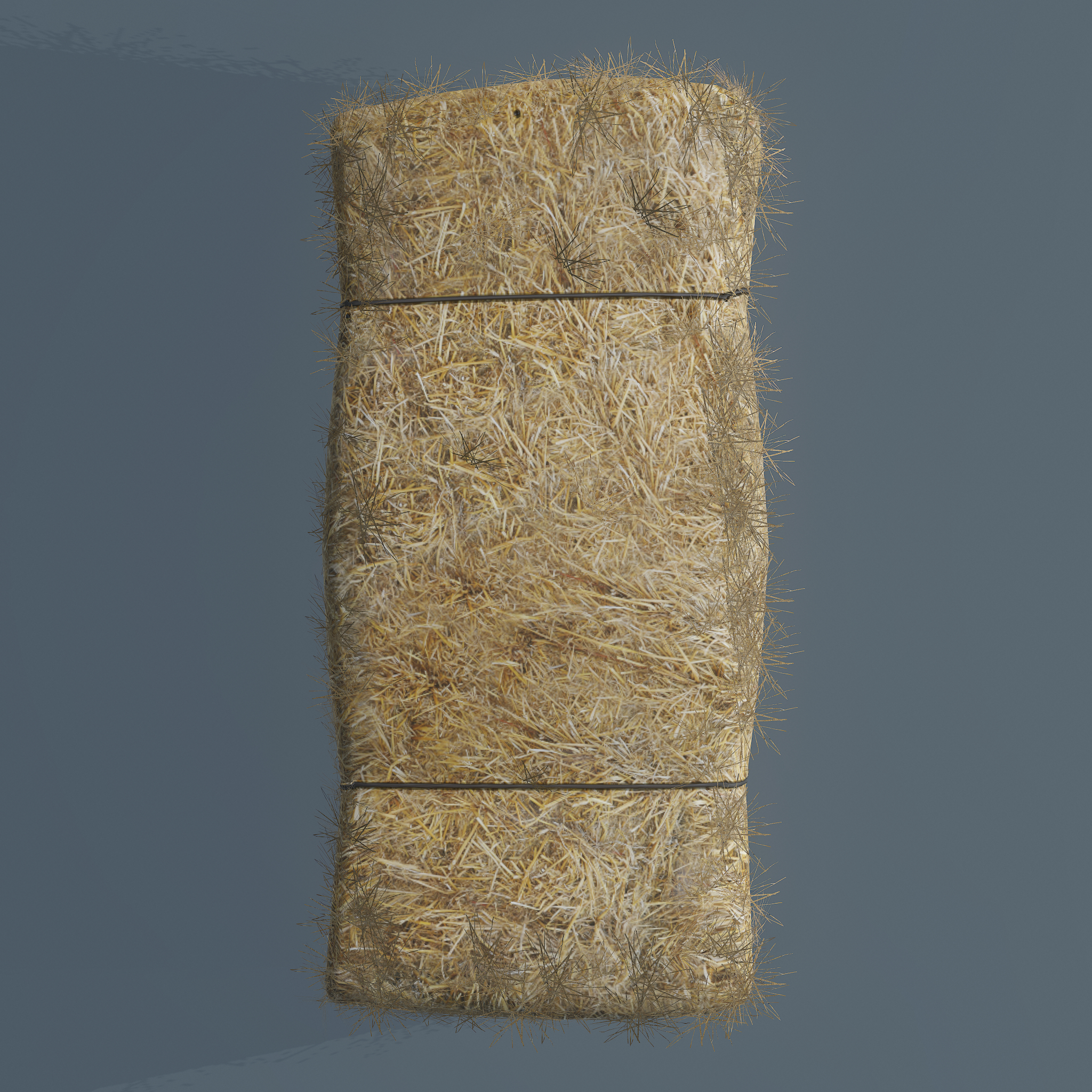 3d model hay bale