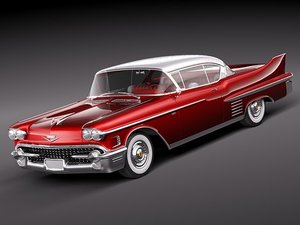 cadillac 1958 coupe 3D