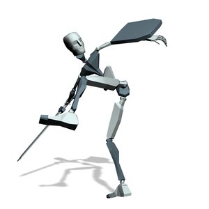 Knight double spin kick