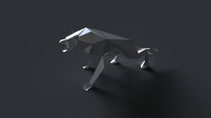 bulldog sculptures 3D model