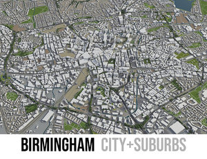 city surrounding - 3D model
