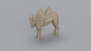 sculpting camel 3D model