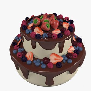 sweet berry cake model