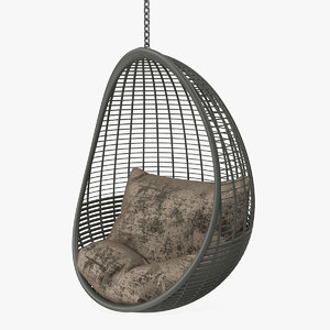 3D hanging chair model