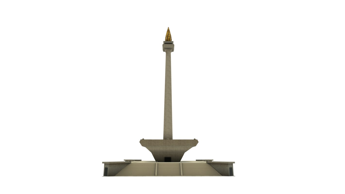 National Monument Monas Indonesia 3d Turbosquid 1409054