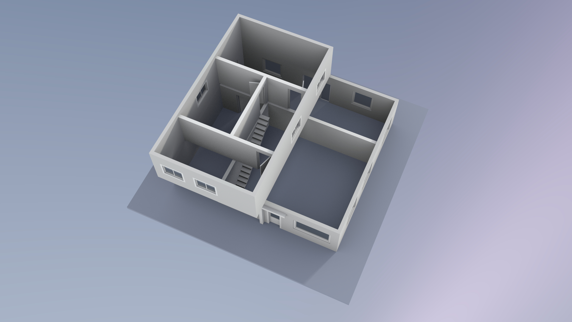 10个装3d内部现代住宅3d模型