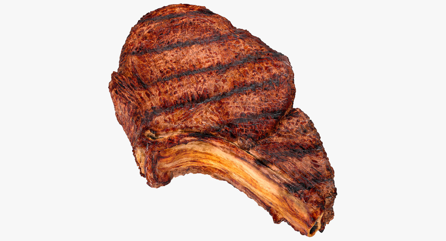 Roasted rib eye steak 3D model TurboSquid 1409457