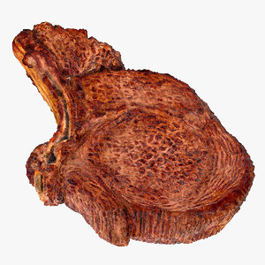 3D smoked bone ribeye steak