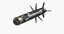 3D millitary missiles rockets model