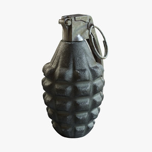 3D pineapple grenade