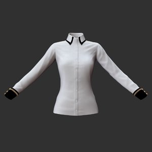 blouse female characters model