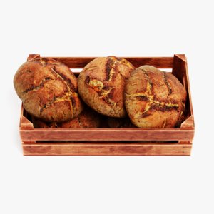 3D breads box model