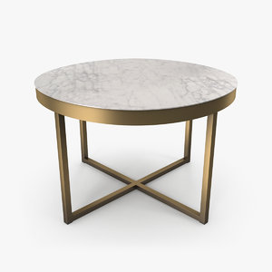 marble table 3D model