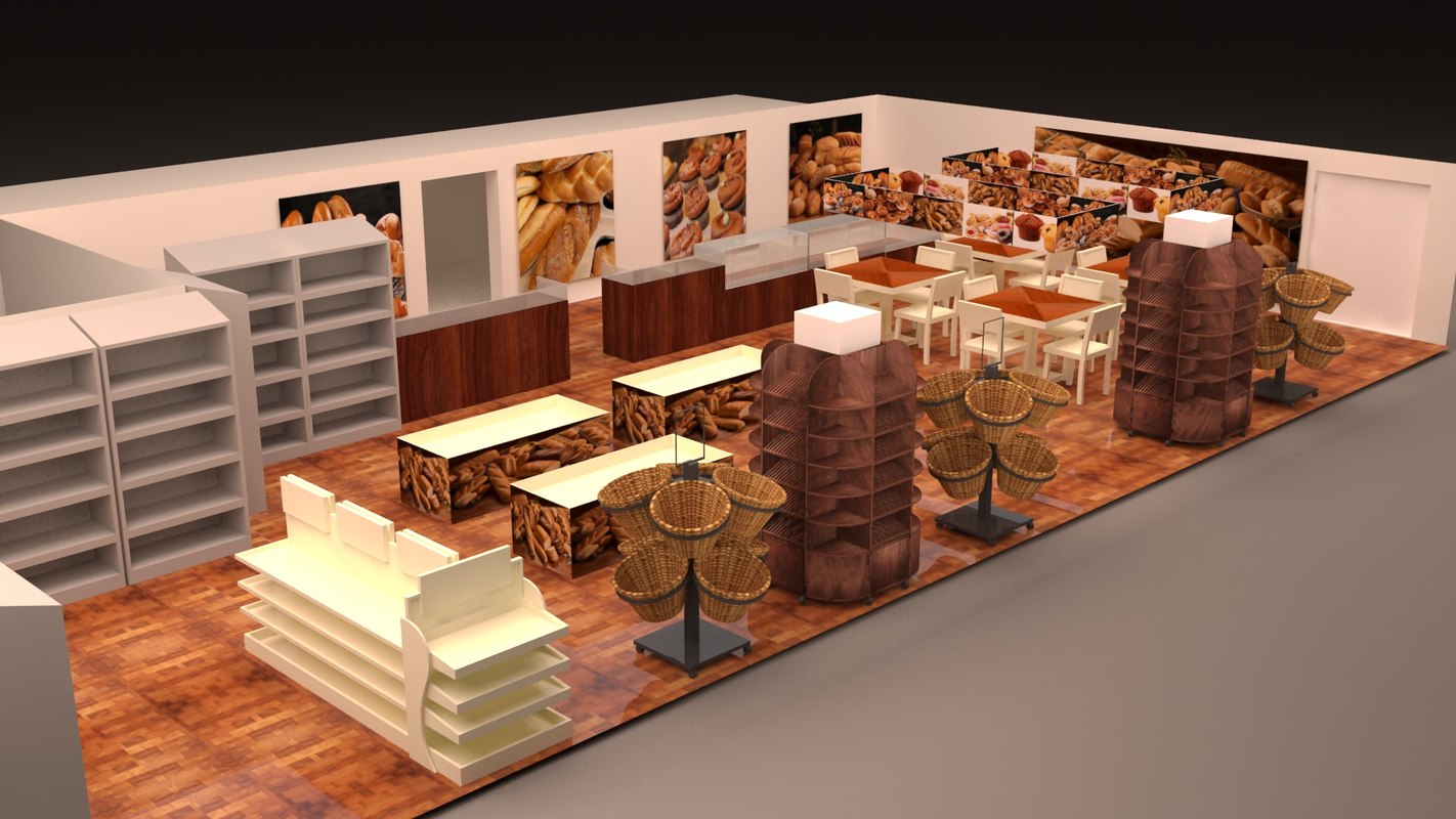 Bakery 3D TurboSquid 1409962