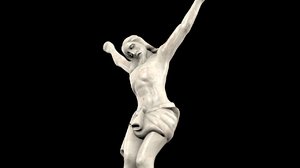 jesus christ statue sculpture 3D model