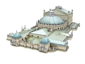 theater roof 3D model