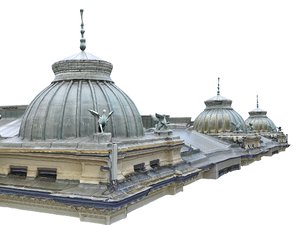 3D roof building model