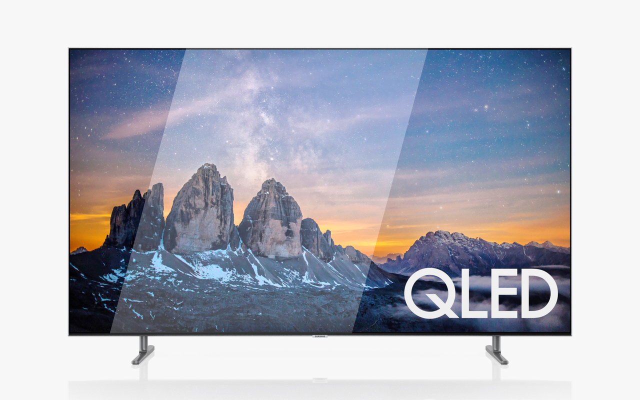 Samsung Q80R EUA QLED Inteligente 4K UHD TV 75 polegadas 2019 Modelo 3D