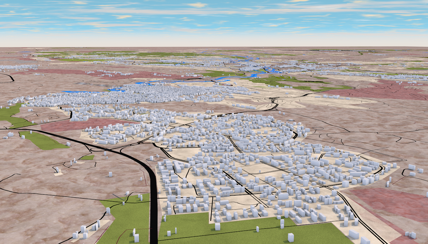 Damascus city buildings 3D model TurboSquid 1410053